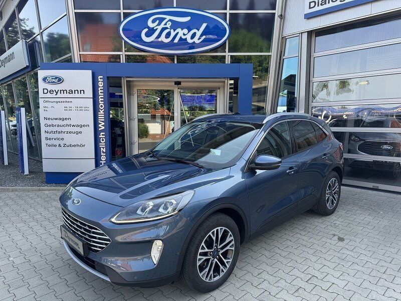 Chromablau Gebraucht 2022 Ford Kuga Titanium X SUV | 20.980 € (Fairer Preis) - Bild 1/4