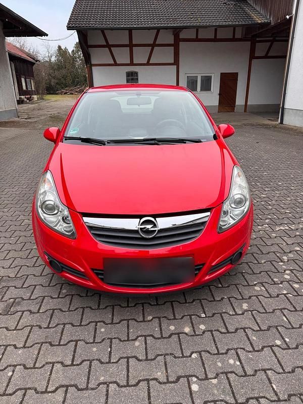 Gebraucht Opel Corsa 75 PS (55 kW) 2008 Rot Kleinwagen