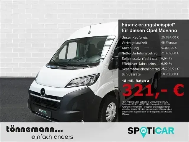 Brugt Opel Movano 140 HK (102 kW) 2025 Van