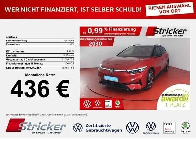 Kings red metallic Gebraucht 2025 VW ID.7 Pro Limousine | 50.929 € - Bild 1/4