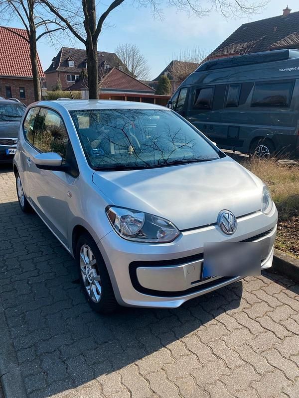 Silber Gebraucht 2013 VW up! Kleinwagen | 4.600 € - Bild 1/4