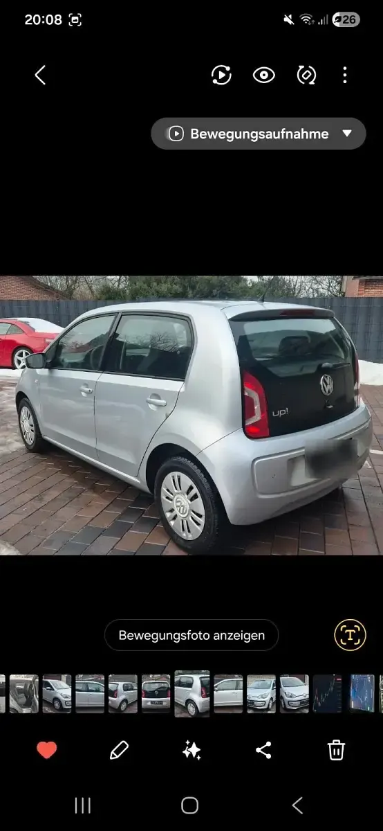 Gebraucht VW up! 105 PS (77 kW) 2012 Silber Kleinwagen