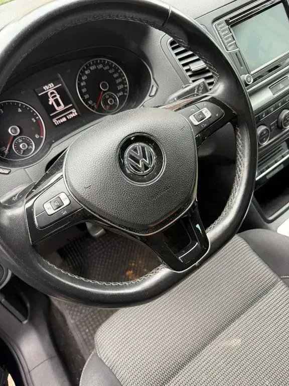 Gebraucht VW Sharan Sound 150 PS (110 kW) 2018 Schwarz Van / Kleinbus