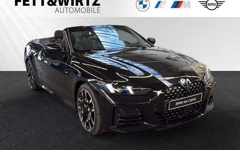 Schwarz Neu 2025 BMW 430 Cabriolet M Sport Cabrio | 63.490 € - Bild 1/4