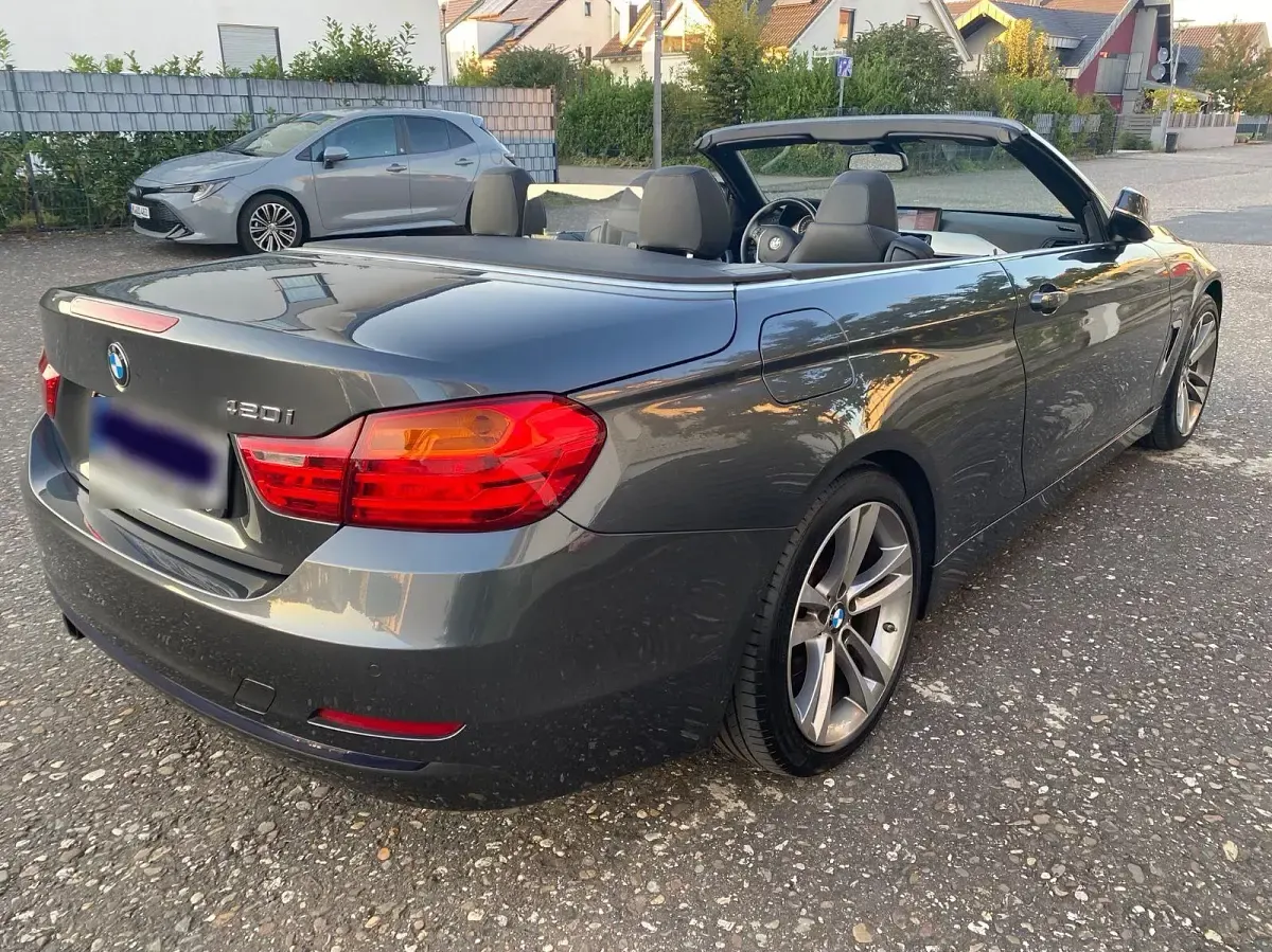 Gebraucht BMW 420 Cabriolet Sport Line 184 PS (135 kW) 2015 Grau Cabrio