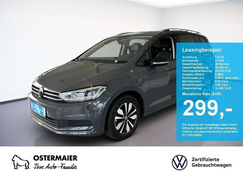 Delfingrau metallic Gebraucht 2025 VW Touran Goal Van / Kleinbus | 33.670 € (Fairer Preis) - Bild 1/4