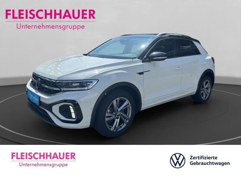 Weiss Gebraucht 2024 VW T-Roc R-line SUV | 31.440 € (Fairer Preis) - Bild 1/4
