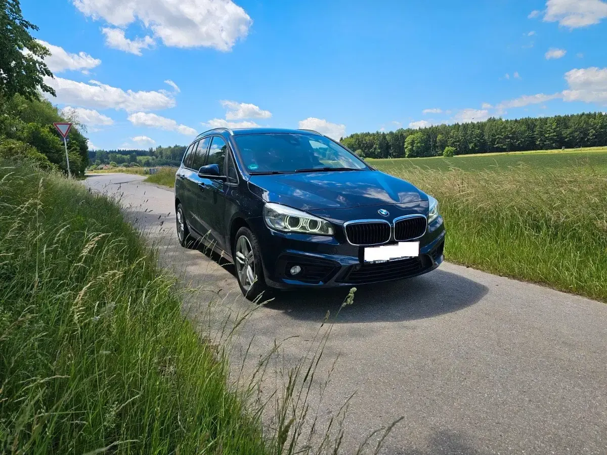 Gebraucht BMW 218 Gran Tourer Advantage 150 PS (110 kW) 2017 Blau Van / Kleinbus