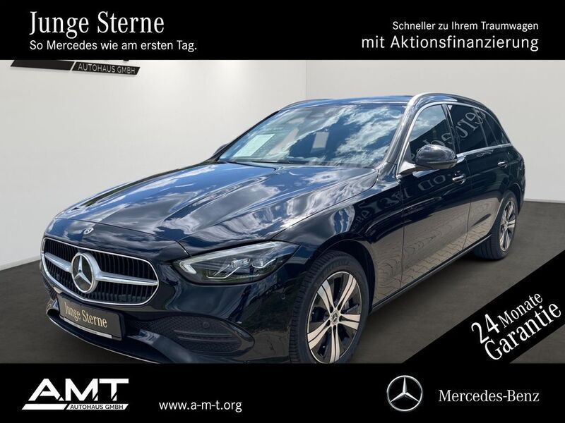 Unilack schwarz Gebraucht 2024 Mercedes C300e Avantgarde Kombi | 42.350 € (Guter Preis) - Bild 1/4