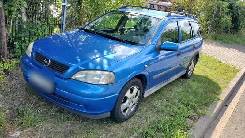 Blau Gebraucht 2000 Opel Astra Kombi | 1.150 € (Fairer Preis) - Bild 1/4