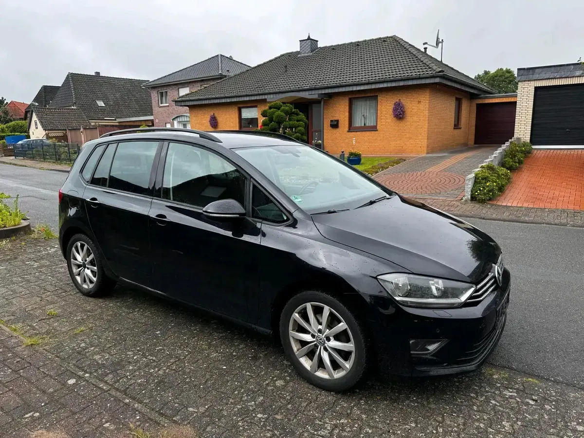 Gebraucht VW Golf Sportsvan 110 PS (80 kW) 2015 Schwarz Van / Kleinbus