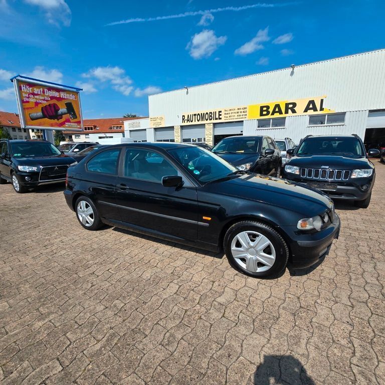 Schwarz Gebraucht 2003 BMW 316 Compact Performance Kleinwagen | 990 € (Superpreis) - Bild 1/4