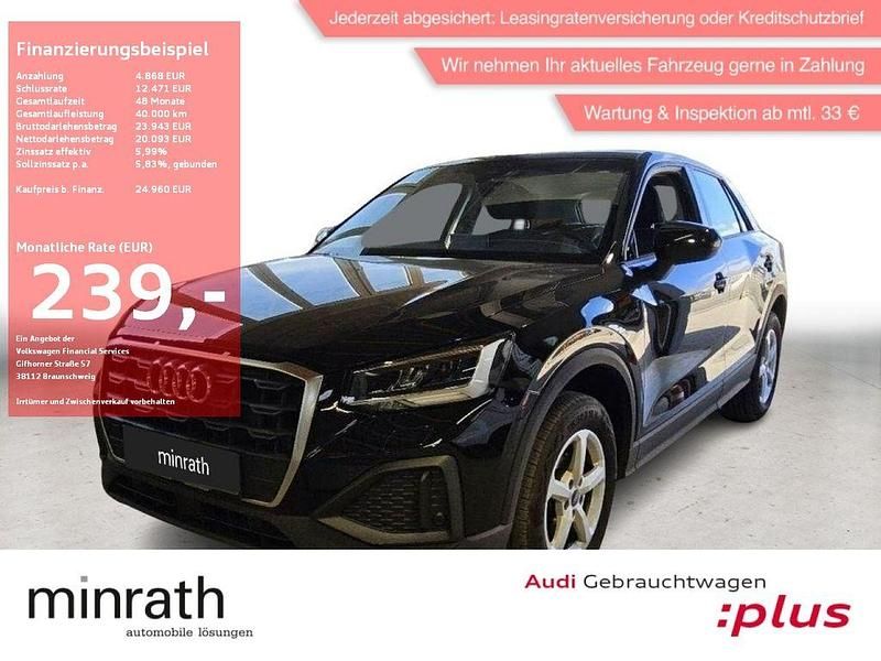 Brillantschwarz Gebraucht 2024 Audi Q2 Basis SUV | 24.960 € (Fairer Preis) - Bild 1/4