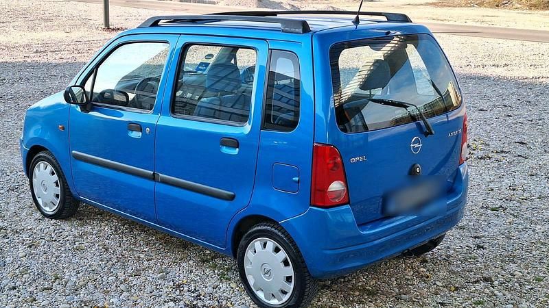 Gebraucht Opel Agila 75 PS (55 kW) 2001 Blau Van / Kleinbus
