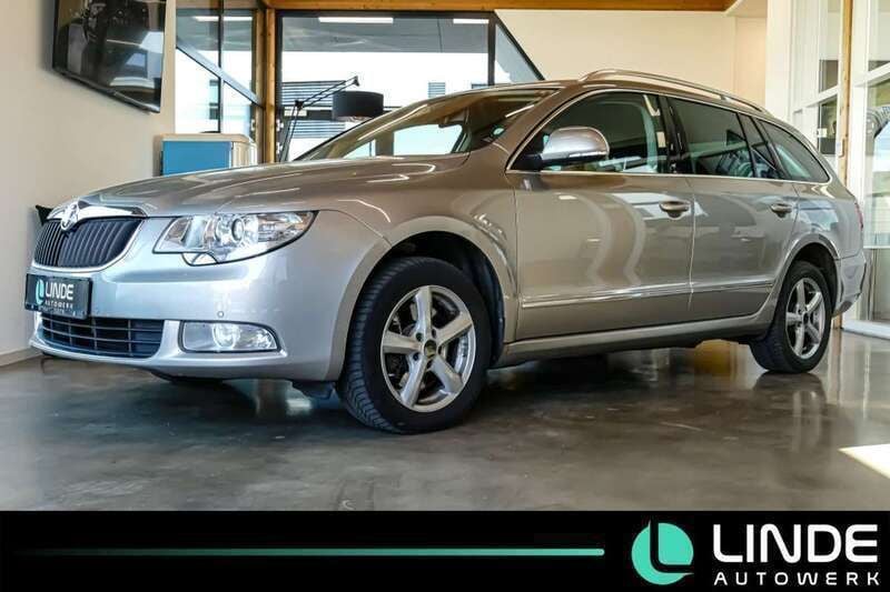 Cappuccinobeige metallic Gebraucht 2011 Skoda Superb Ambition Kombi | 4.750 € (Guter Preis) - Bild 1/4