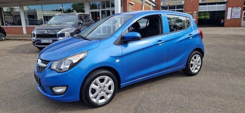Blau Gebraucht 2015 Opel Karl Edition Kleinwagen | 6.900 € (Fairer Preis) - Bild 1/4
