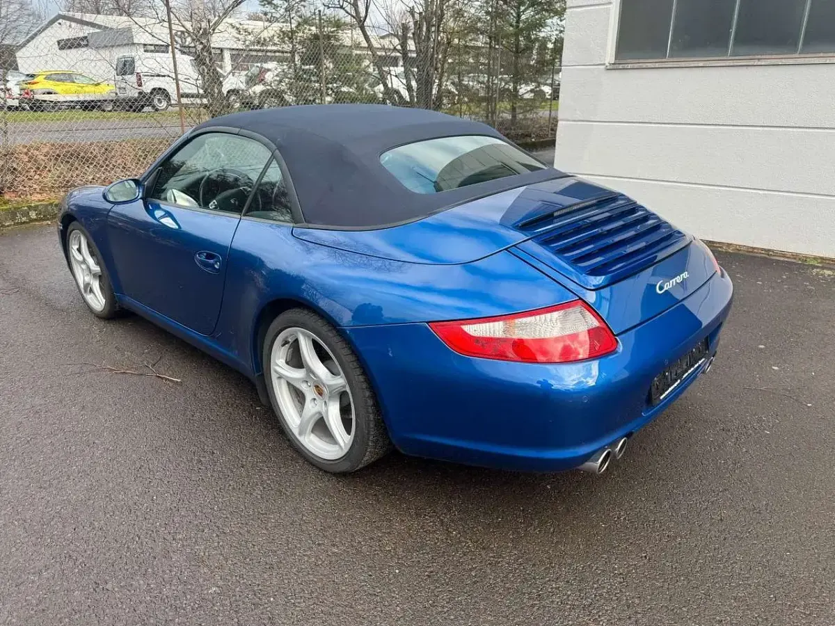 Gebraucht Porsche 911 Carrera Cabriolet 325 PS (239 kW) 2007 Blau Cabrio