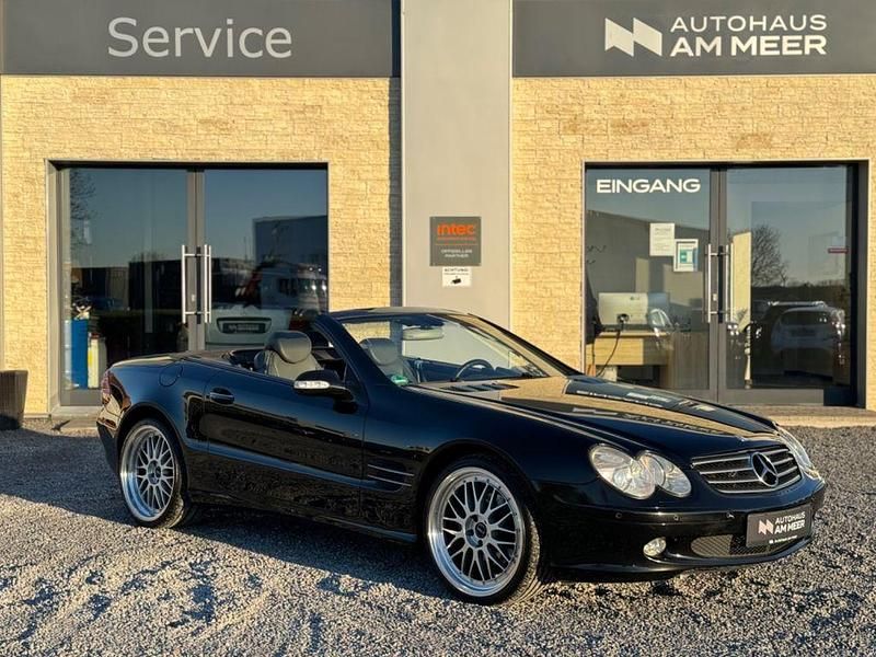 Schwarz Gebraucht 2003 Mercedes SL350 Cabrio | 10.999 € (Superpreis) - Bild 1/4