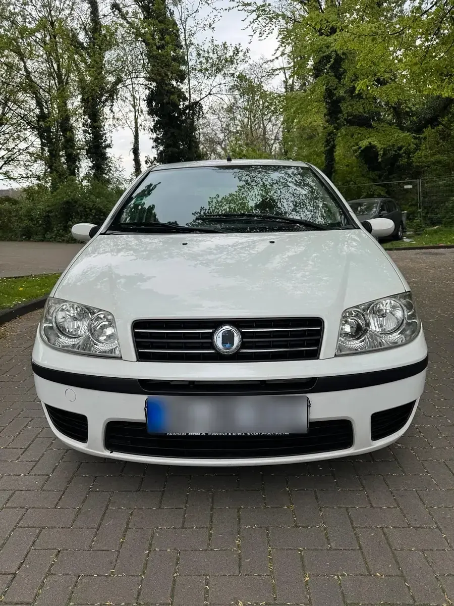 Gebraucht Fiat Punto 101 PS (74 kW) 2003 Weiß Kleinwagen