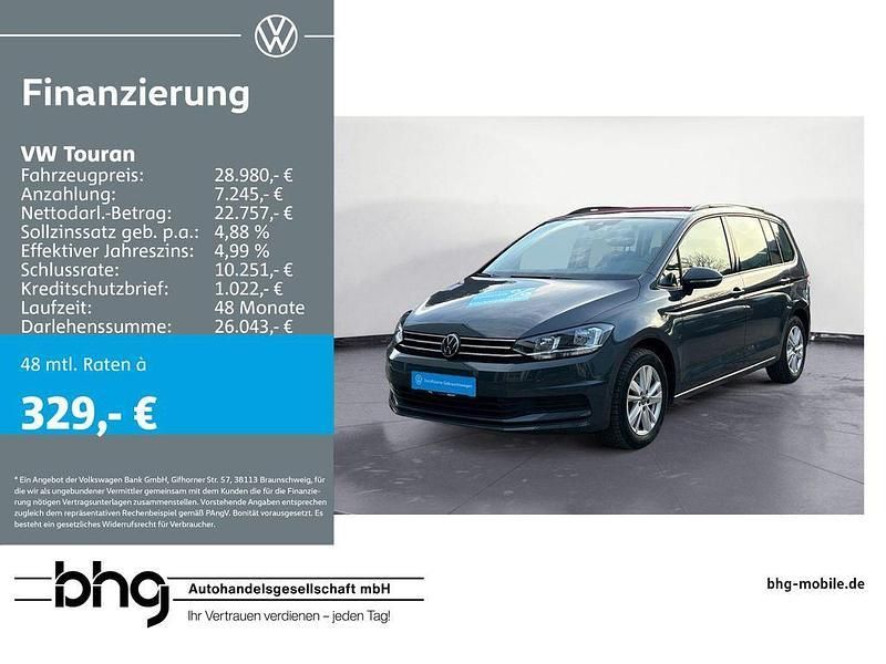 Grau Gebraucht 2024 VW Touran Comfortline Van / Kleinbus | 28.480 € (Superpreis) - Bild 1/4