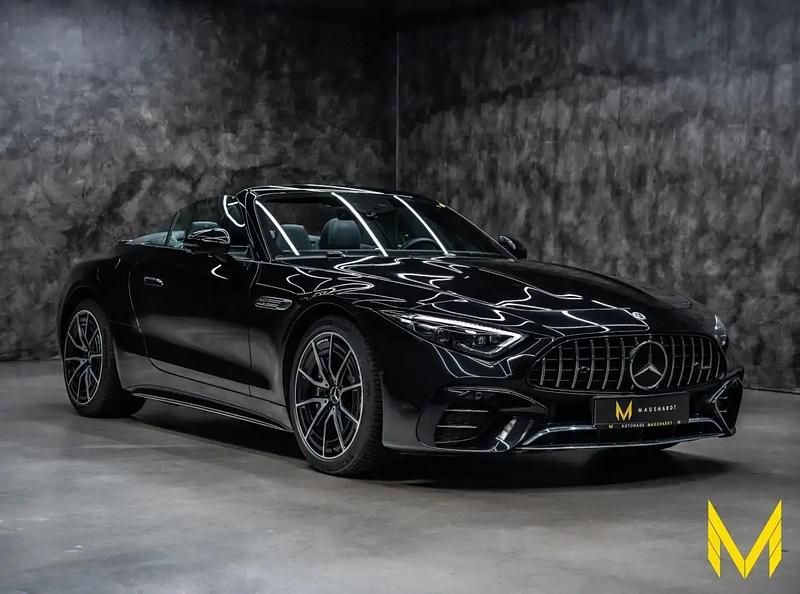 Gebraucht Mercedes SL43 AMG Premium Plus 381 PS (280 kW) 2024 Schwarz (obsidianschwarz metallic) Cabrio