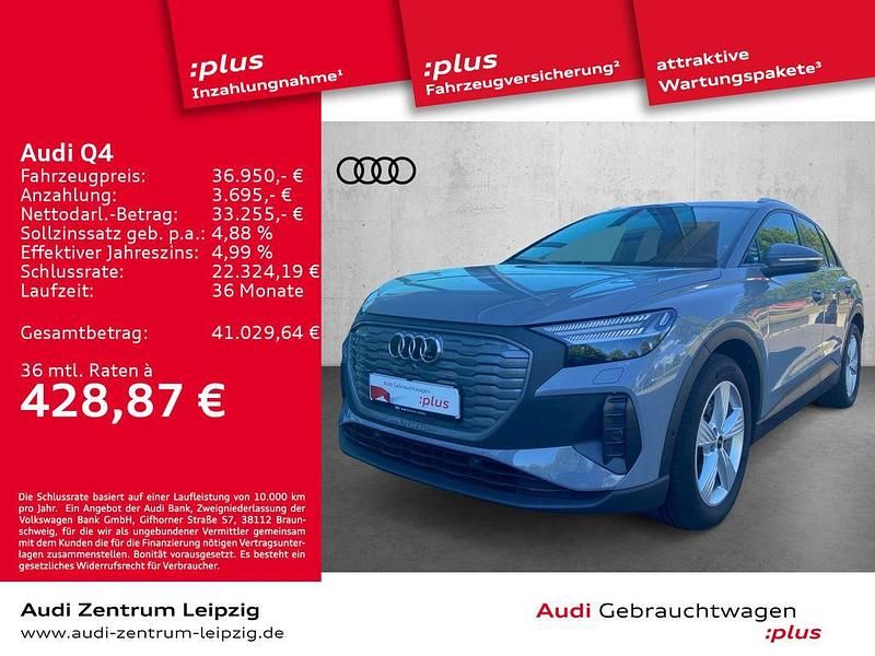 Kieselgrau Gebraucht 2023 Audi Q4 e-tron Ambiente SUV | 36.950 € (Fairer Preis) - Bild 1/3