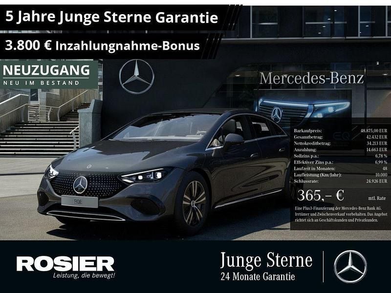 Grau Gebraucht 2024 Mercedes EQE300 Electric Art Limousine | 48.875 € - Bild 1/4