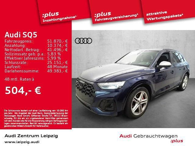 Gebraucht Audi SQ5 Ambiente 341 PS (250 kW) 2022 Navarrablau metallic SUV