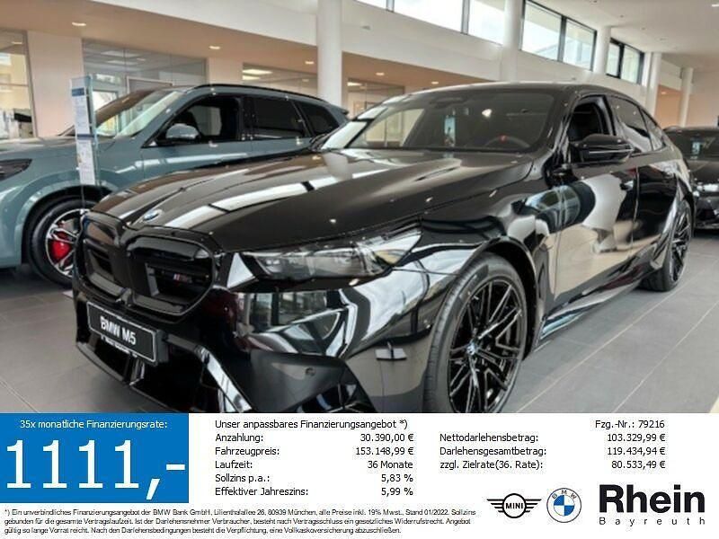 Saphirschwarz metallic Neu 2025 BMW M5 Performance Limousine | 133.449 € (Guter Preis) - Bild 1/4