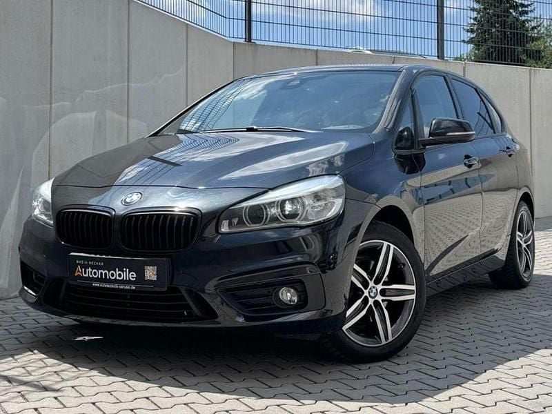 Schwarz Gebraucht 2016 BMW 218 Active Tourer Advantage Van / Kleinbus | 9.999 € (Guter Preis) - Bild 1/4