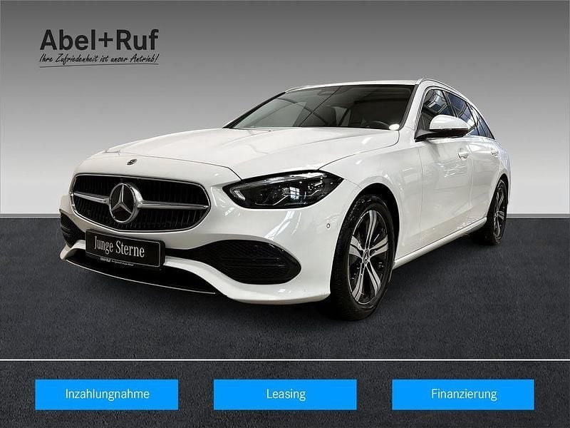 Weiß Gebraucht 2024 Mercedes C220 Avantgarde Limousine | 36.659 € (Guter Preis) - Bild 1/4