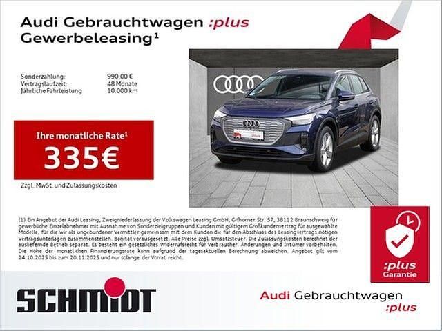 Navarrablau metallic Gebraucht 2025 Audi Q4 e-tron Ambiente SUV | 42.340 € (Fairer Preis) - Bild 1/3