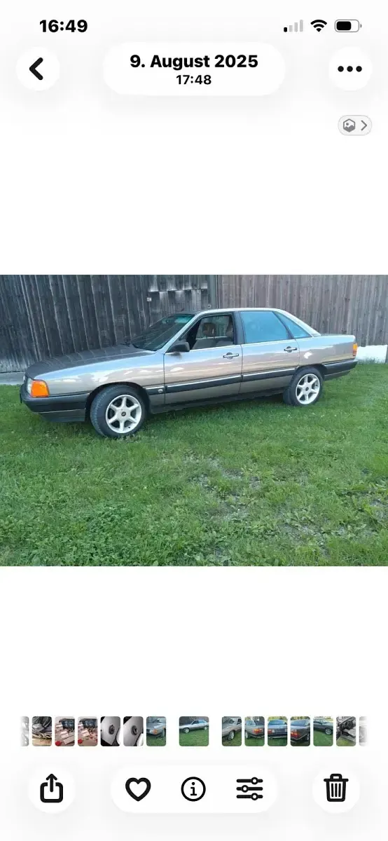 Gebraucht Audi 100 136 PS (100 kW) 1987 Grau Limousine