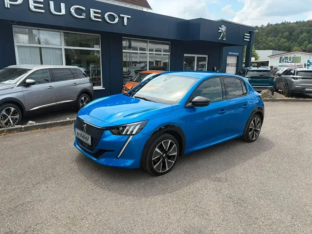 Gebraucht Peugeot e-208 GT 100 kW (136 PS) 2020 Blau Kleinwagen