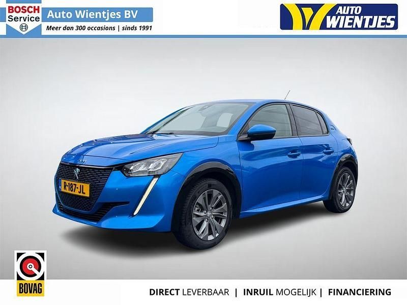 Blau Gebraucht 2021 Peugeot e-208 Allure Kleinwagen | 10.951 € (Superpreis) - Bild 1/4