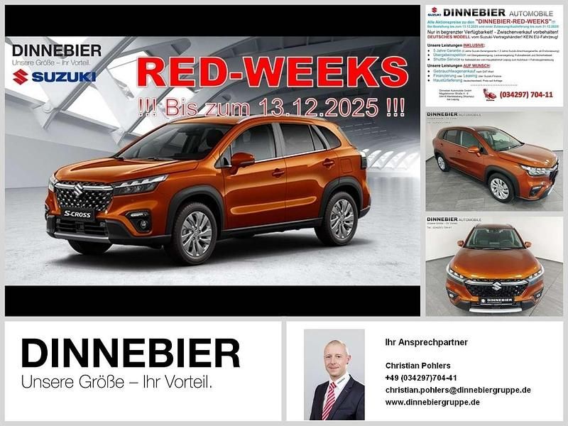 Canyon brown pearl metallic zq Neu 2025 Suzuki SX4 S-Cross Comfort SUV | 24.290 € (Superpreis) - Bild 1/2