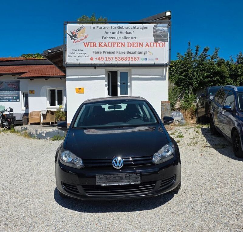 Schwarz Gebraucht 2010 VW Golf VI Comfortline Limousine | 3.100 € (Superpreis) - Bild 1/4