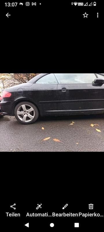 Gebraucht Peugeot 307 CC 140 PS (102 kW) 2008 Schwarz Cabrio