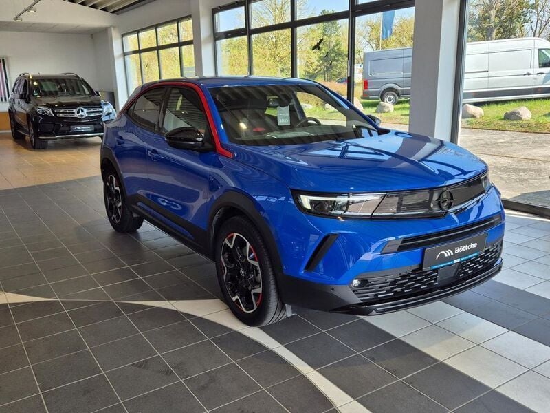 Gebraucht Opel Mokka-e GS Line 100 kW (136 PS) 2021 Perl blau/voltaik blau SUV