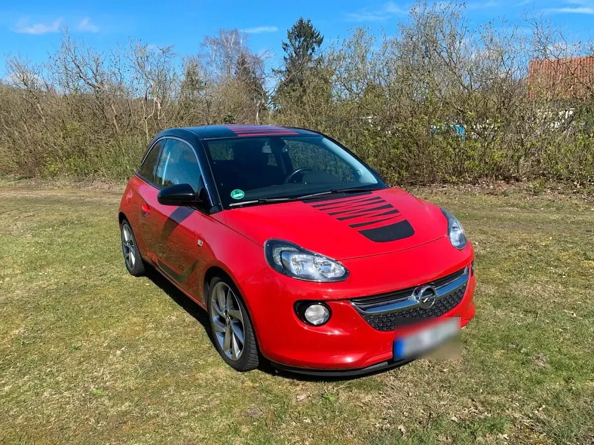 Brugt Opel Adam 100 HK (73 kW) 2013 Rød Hatchback