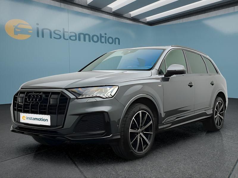 Grau Gebraucht 2022 Audi Q7 SUV | 62.299 € (Teuer) - Bild 1/4