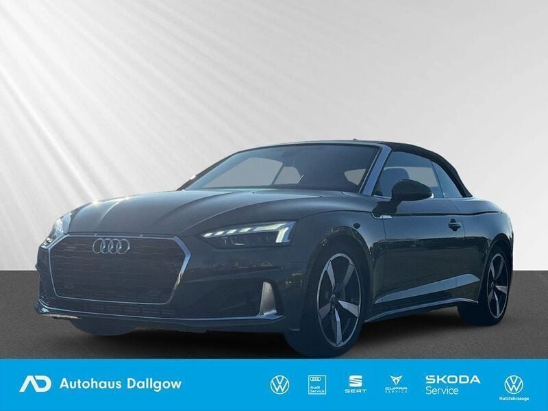 M4 distriktgrün metallic Gebraucht 2021 Audi A5 Cabriolet Advanced Plus Cabrio | 35.490 € (Guter Preis) - Bild 1/4