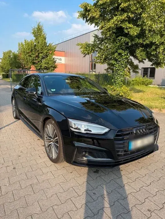Gebraucht Audi A5 Sportback S-line plus 190 PS (139 kW) 2019 Schwarz Kleinwagen