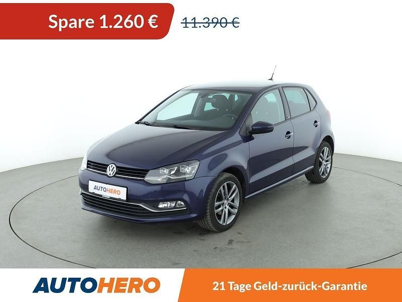 Blau Gebraucht 2016 VW Polo Allstar Kleinwagen | 10.130 € (Fairer Preis) - Bild 1/3