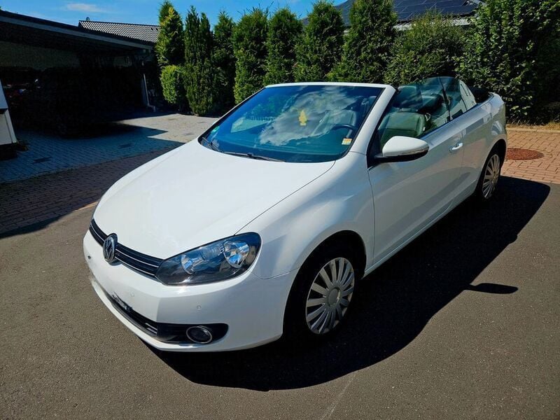 Weiß Gebraucht 2012 VW Golf Cabriolet Cabrio | 7.190 € (Superpreis) - Bild 1/4