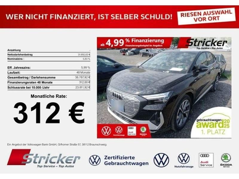 Mythosschwarz metallic (metallic) Gebraucht 2023 Audi e-tron S-Line SUV | 31.950 € (Superpreis) - Bild 1/3