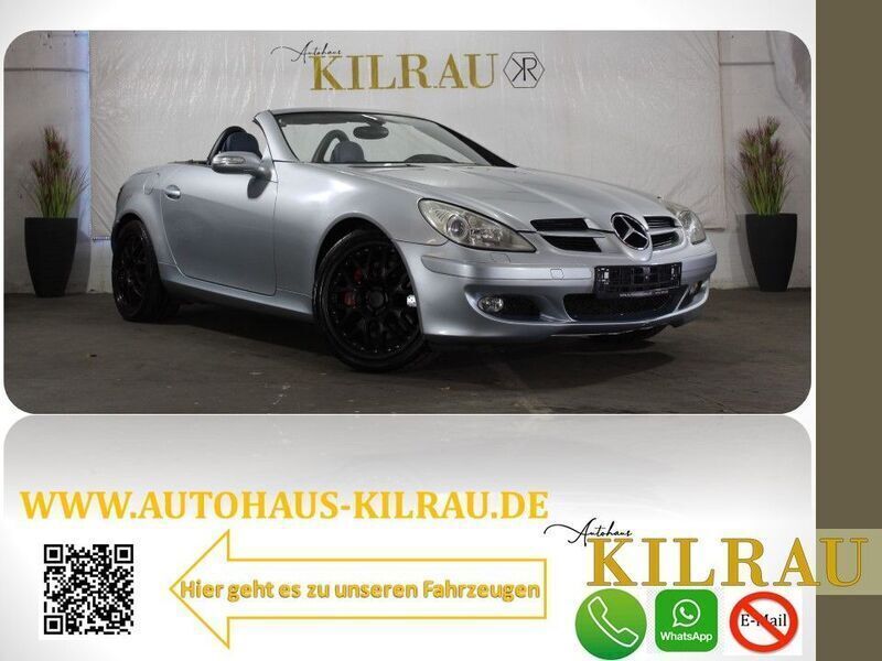 Silber metallic Gebraucht 2004 Mercedes SLK350 Cabrio | 10.999 € (Fairer Preis) - Bild 1/3