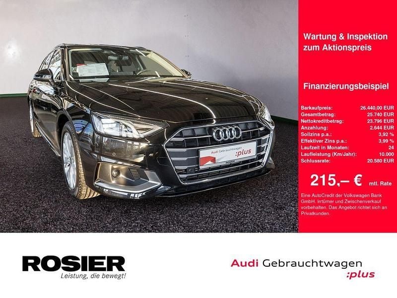 Gebraucht Audi A4 Advanced Plus 204 PS (150 kW) 2021 Schwarz / mythosschwarz Kombi