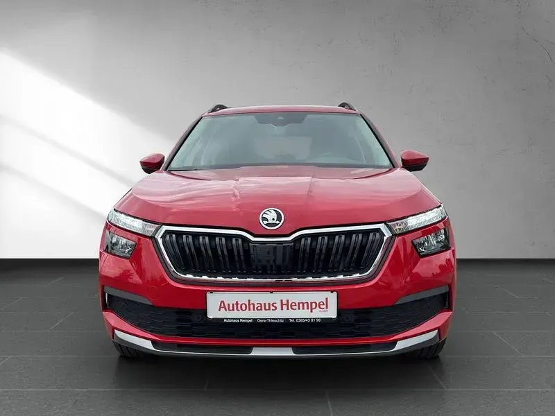 Gebraucht Skoda Kamiq Clever 110 PS (80 kW) 2021 Rot SUV