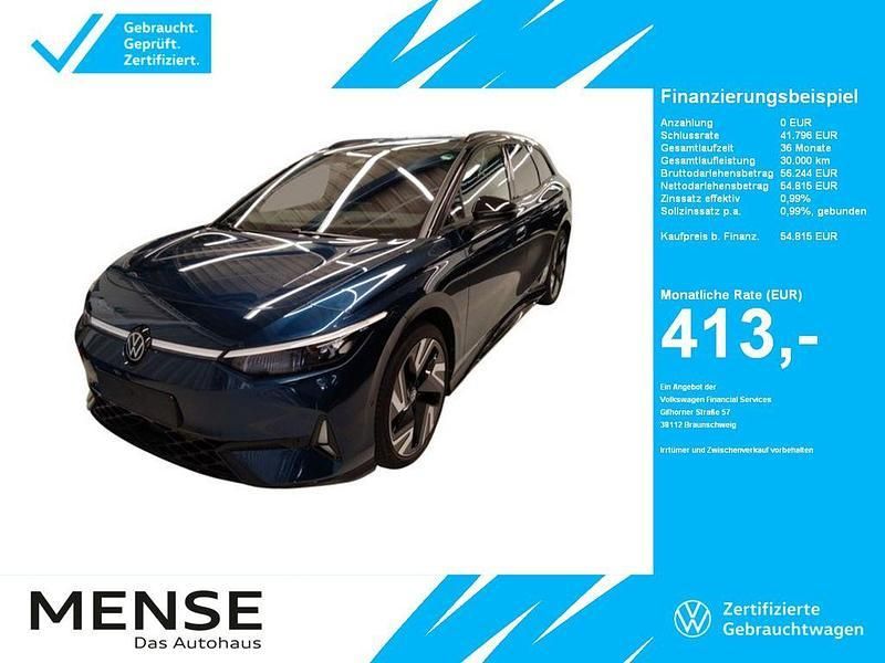 Aquamarinblau Gebraucht 2024 VW ID.7 GTX Limousine | 54.815 € (Teuer) - Bild 1/4